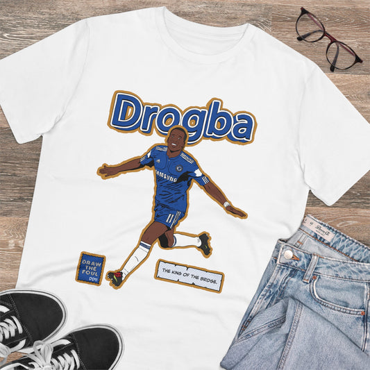 Didier Drogba 'The King of The Bridge' T Shirt (Premier League Legends)