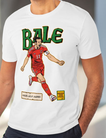 Gareth Bale 'Wales. Golf. Madrid.' T Shirt (Euros Legends)