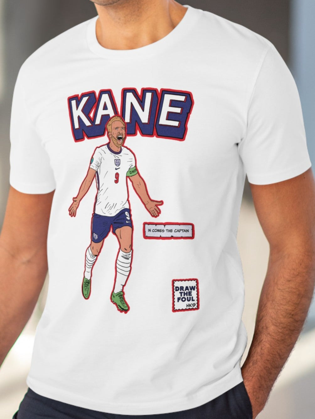 Harry Kane 'In Comes The Captain' T Shirt (Euros'24)