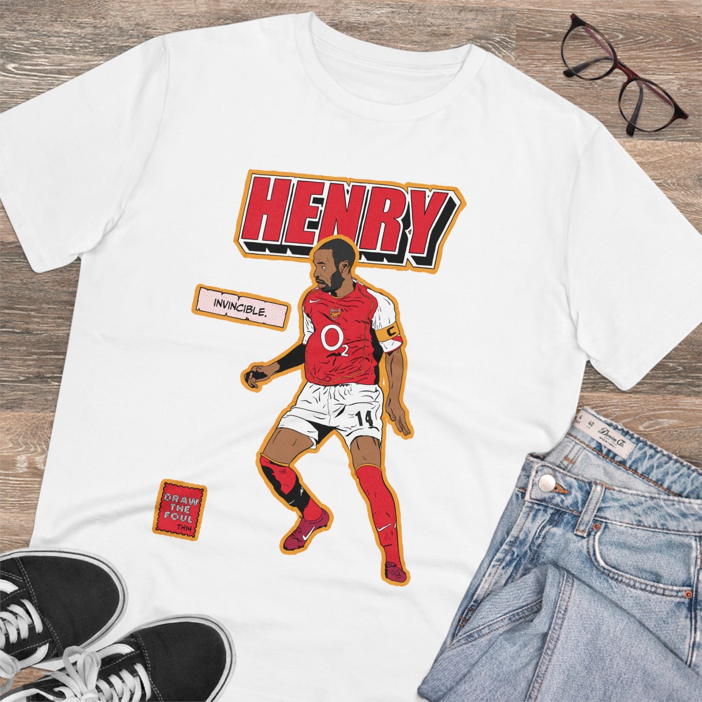 Henry 'Invincible' T Shirt (Premier League Legends)