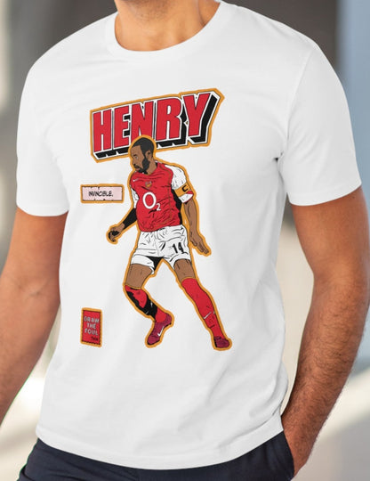 Henry 'Invincible' T Shirt (Premier League Legends)