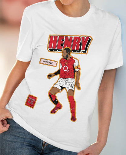 Henry 'Invincible' T Shirt (Premier League Legends)